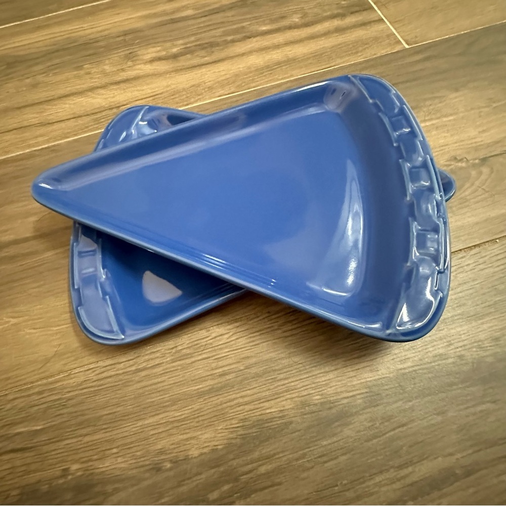 LONGABERGER - Woven Traditions Cornflower - pizza plates - set of 2 - Picture 8 of 8